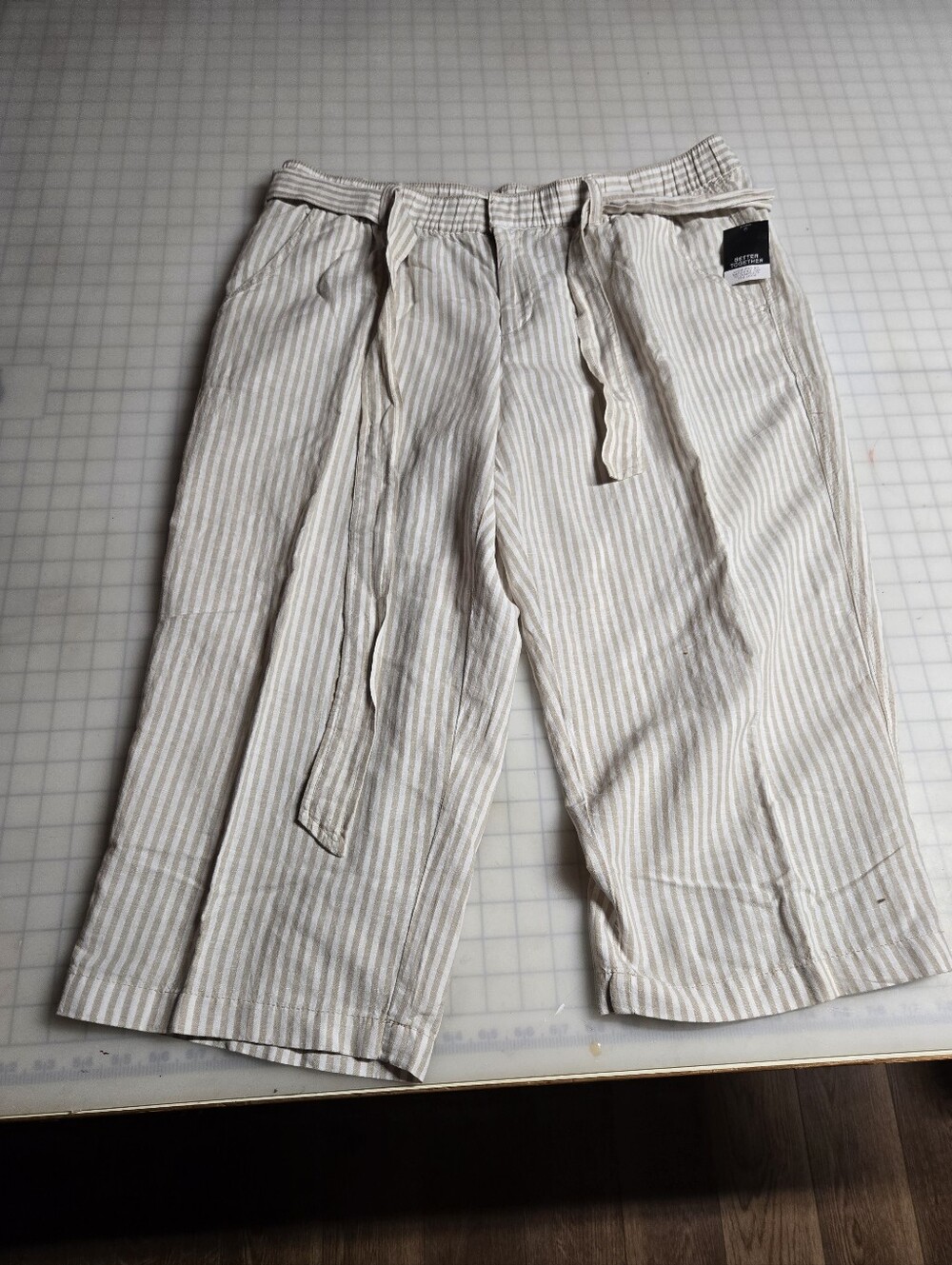 Liz Claiborne Linen Cotton Blend Pants